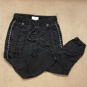Anthropologie Black Joggers